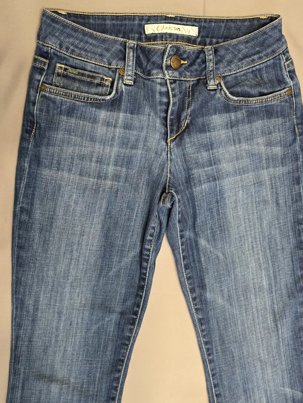 Joe's Jeans Blue Flared Denim - Picture 3 of 13